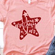 You are my Star Plotterdatei SVG DXF FCM